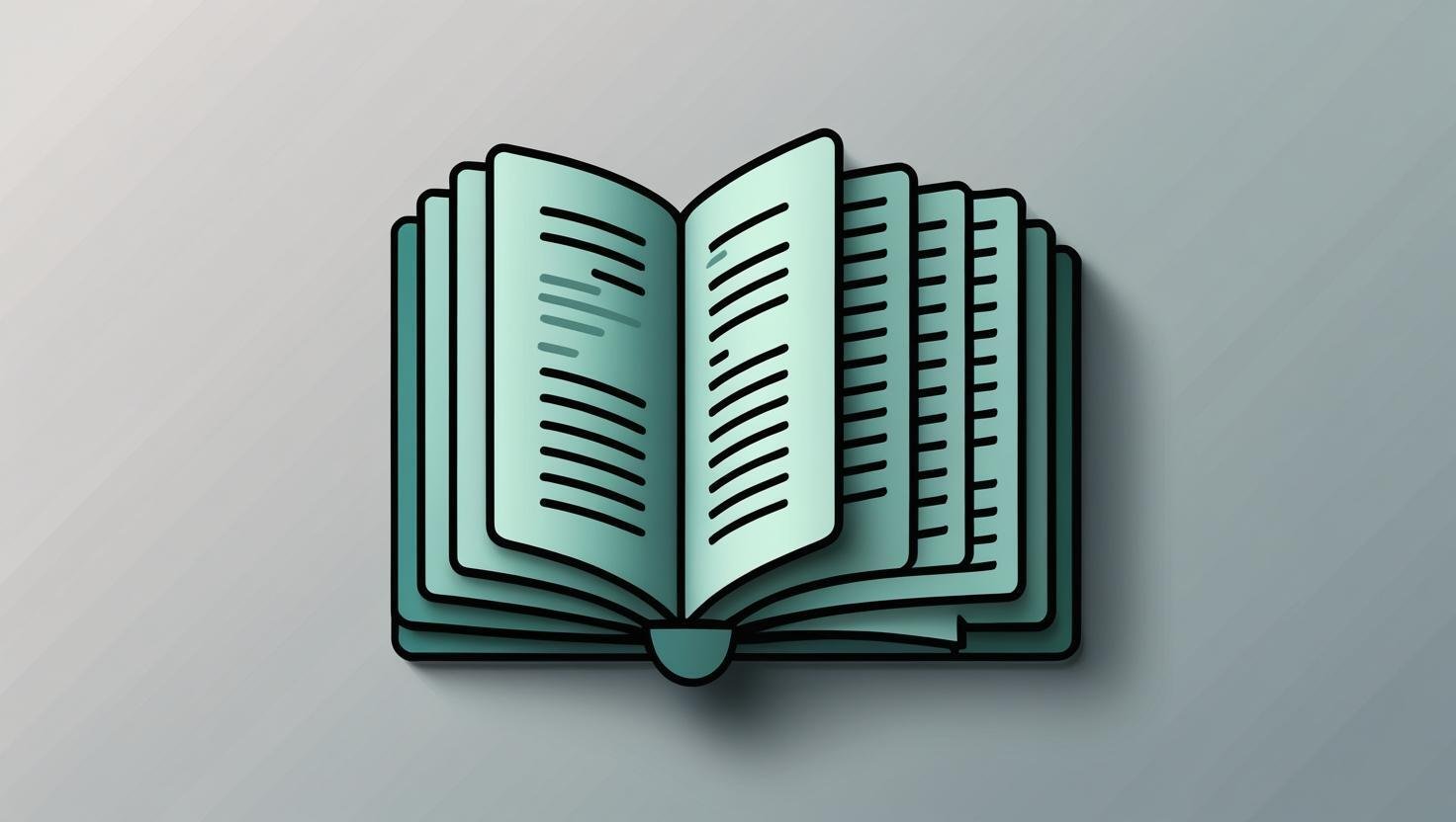 create an icon_ represents ledgers and day-to-day records, and receipts to the side create an icon_ represents ledgers and day-to-day records, and receipts to the side